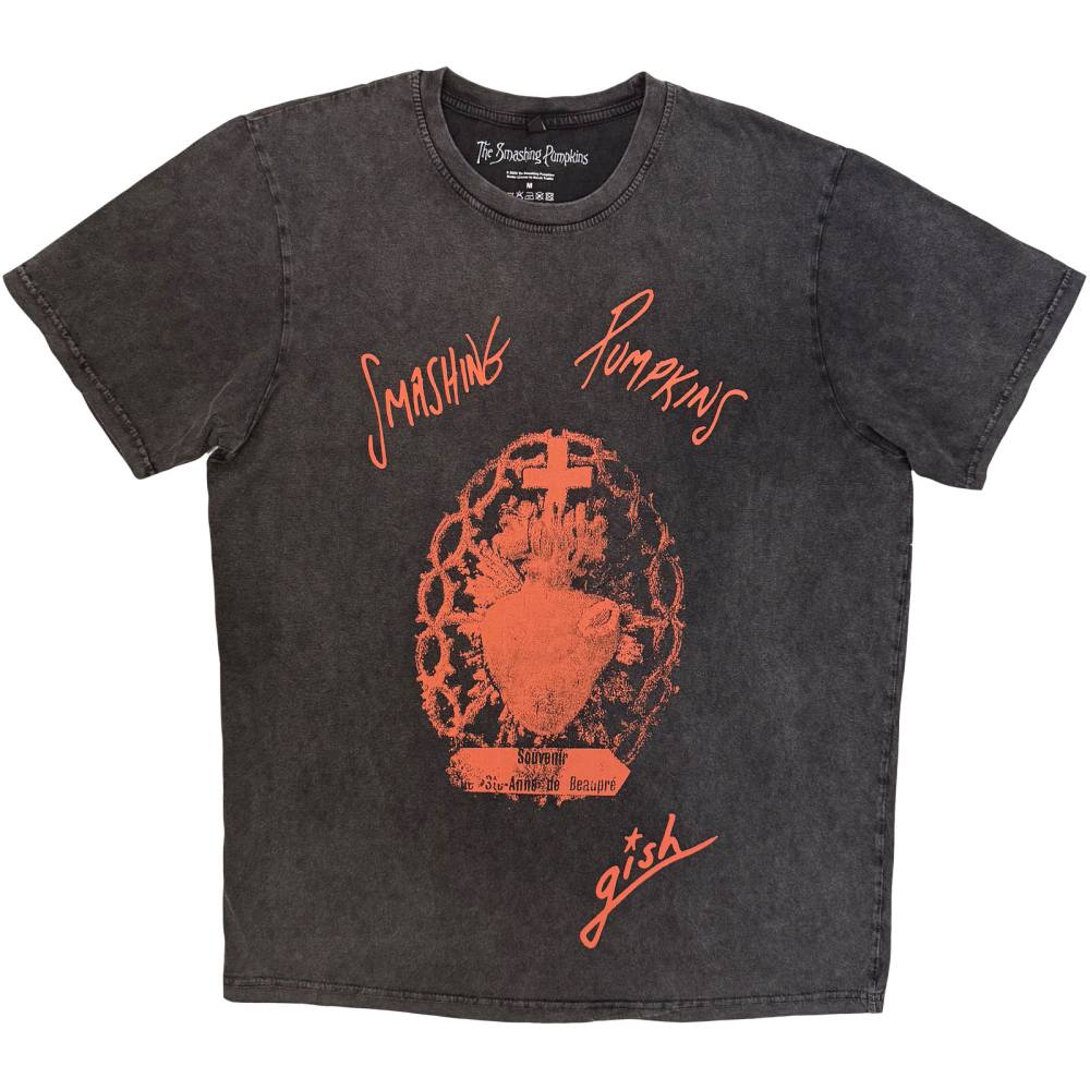 Smashing Pumpkins - Sacred Heart Heren Tshirt - Grijs